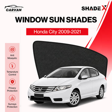 Shadex custom Fit Car Sun Shade | 9Shadex 8% UV Block |Honda city 2009-2021