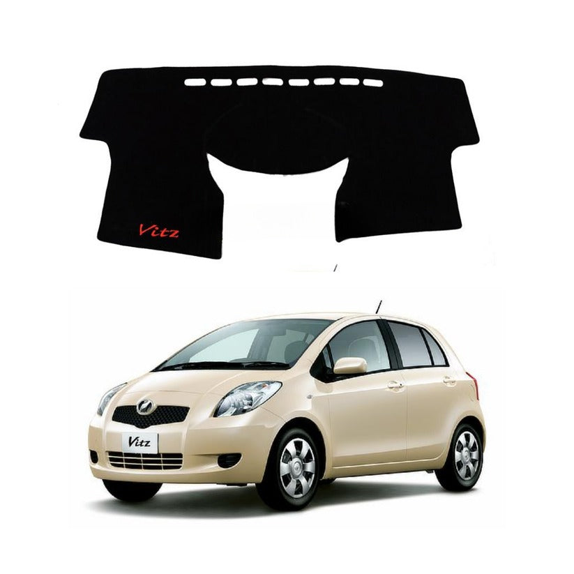 Toyota Vitz Dash Cover 2007–2011 – Premium Anti-Slip & UV-Proof Dashboard Mat