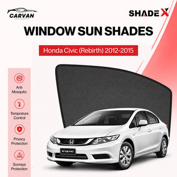 Shadex Custom-Fit Car Sun Shade | 98% UV Block |Honads civic (rebirth) 2012-2015