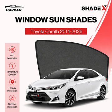 Shadex Custom-Fit Car Sun Shade | 98% UV Block |Toyota Corolla 2014-2026