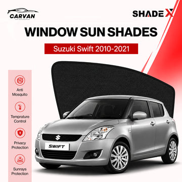 Shadex Custom-Fit Car Sun Shade | 98% UV Block | Suzuki Swift 2010-2021