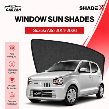 Shadex Custom-Fit Car Sun Shade | 98% UV Block | Suzuki Alto 2014-2026