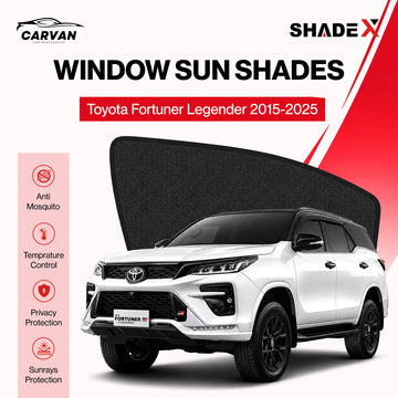 Shadex customFit Car Sun Shade | 98% UV Block |  Toyota fortuner legender 2015-2025