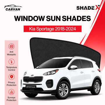 Shadex customFit Car Sun Shade | 98% UV Block | Kia sportage 2018-2024