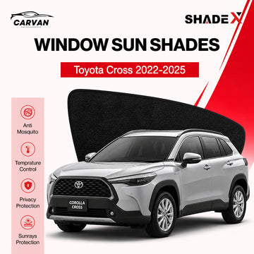 Shadex customFit Car Sun Shade | 98% UV Block | Toyota cross 2022-2025