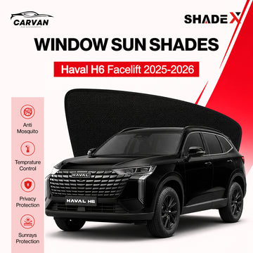 Shadex customFit Car Sun Shade | 98% UV Block | Haval h6 facelift 2025-2026