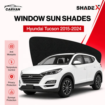 Shadex customFit Car Sun Shade | 98% UV Block | Hydundai tucson 2015-2024