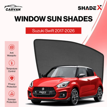 Shadex customFit Car Sun Shade | 98% UV Block | Suzuki swift 2017-2026