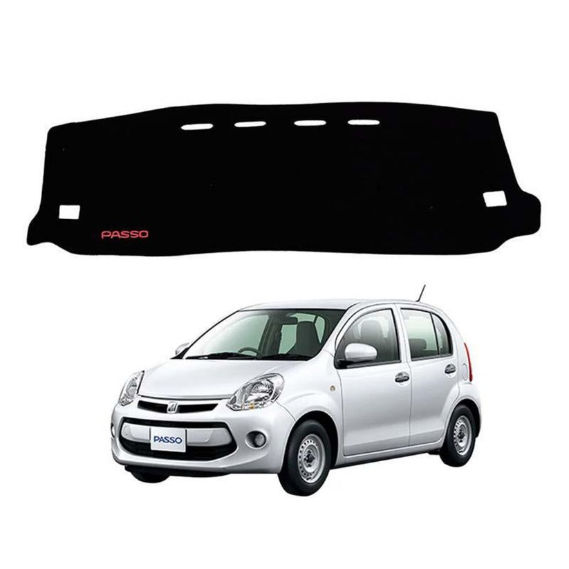 Toyota Passo Dash Cover 2011–2014 – Premium Anti-Slip & UV-Proof Dashboard Mat