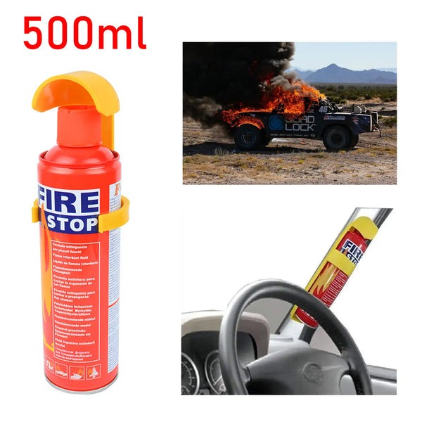 500ml Fire Stop Portable Fire Stop Spray for Car, Home & Kitchen