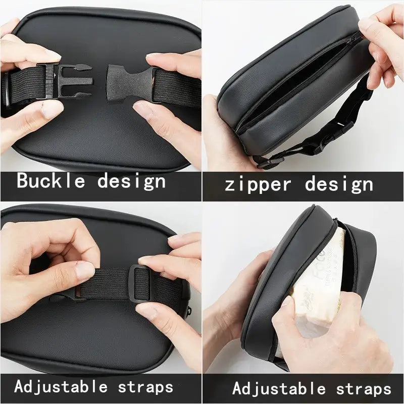 Carvan Leather Car Tissue Box