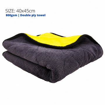 Ultra Soft 800 GSM Microfiber Drying Towel for Cars – 40x45cm
